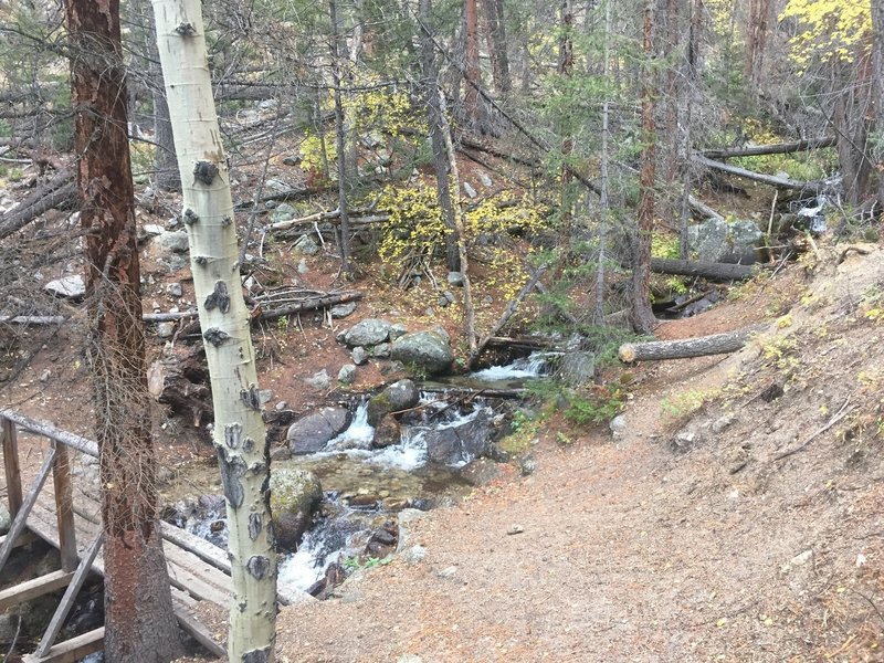 One of the many creek crossings.