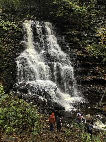 Erie Falls is a 47 ft. cascade.