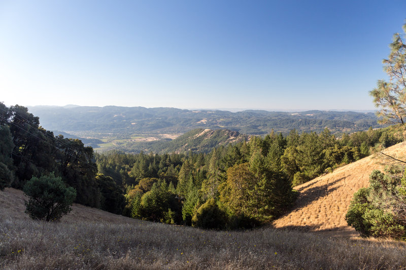 View south from Table Rock Trail