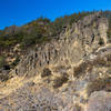 Volcanic rocks in Robert Louis Stevenson State Park.