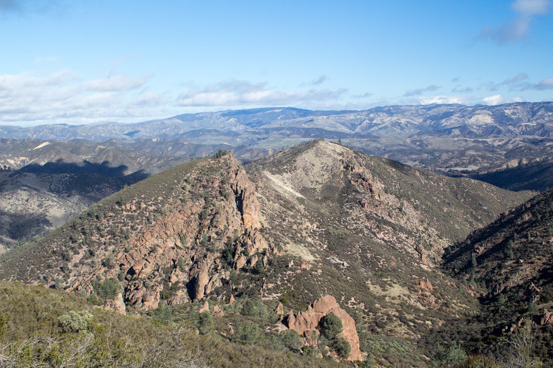 Sierra Nevada from the Chalone Peak Trail