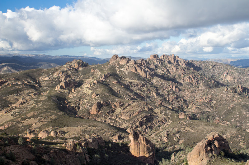 Pinnacles in the south part of Pinnacles National Park