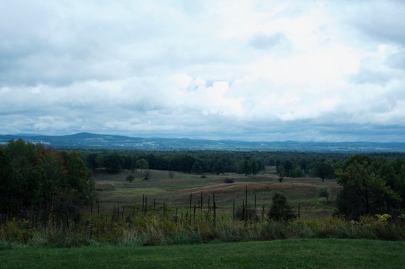 A look over the Hudson Valley from the beginning of the trail.