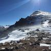 Colorado Mines Peak weather station from the snowy ridgeline