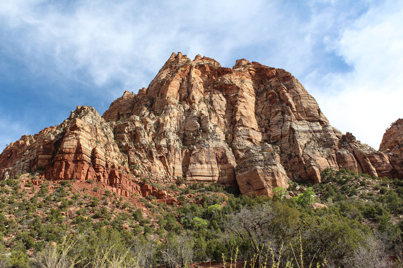 Mountains at the mouth of Water Canyon