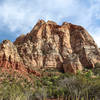 Mountains at the mouth of Water Canyon