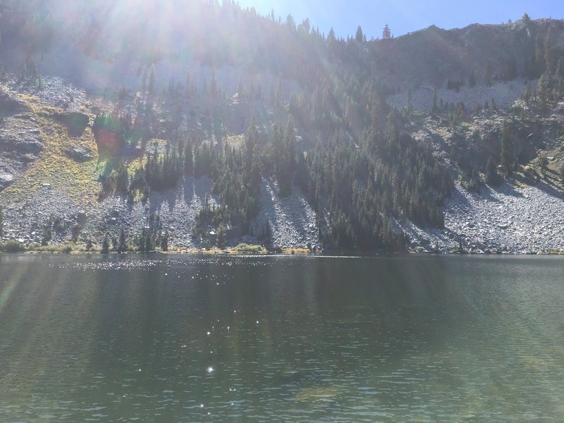 Long Gulch Lake in Trinity Alps Wilderness.