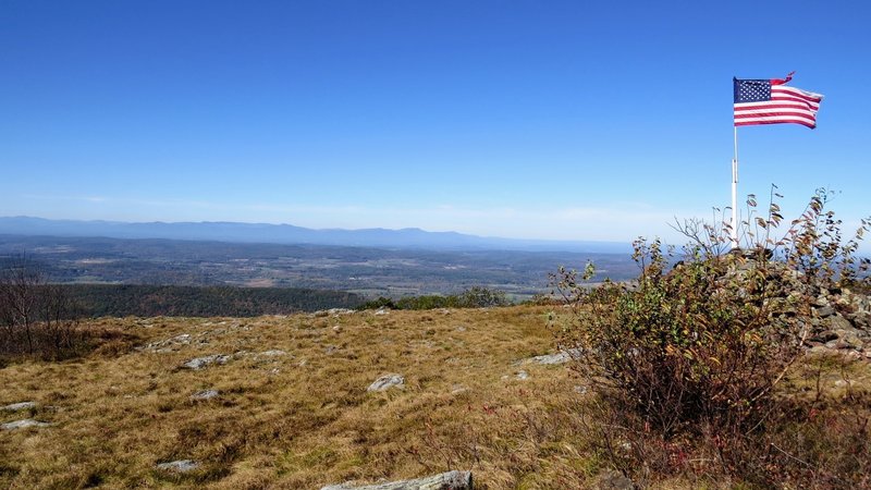 The approach to Brace Mountain Summit, the highest elevation in Duchess County, NY.