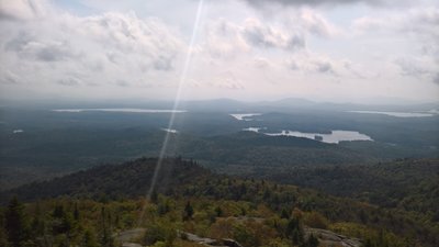 St Regis Summit from the top of the fire tower.