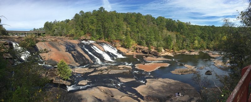 Falls from the Nature Trail lookout at High Falls