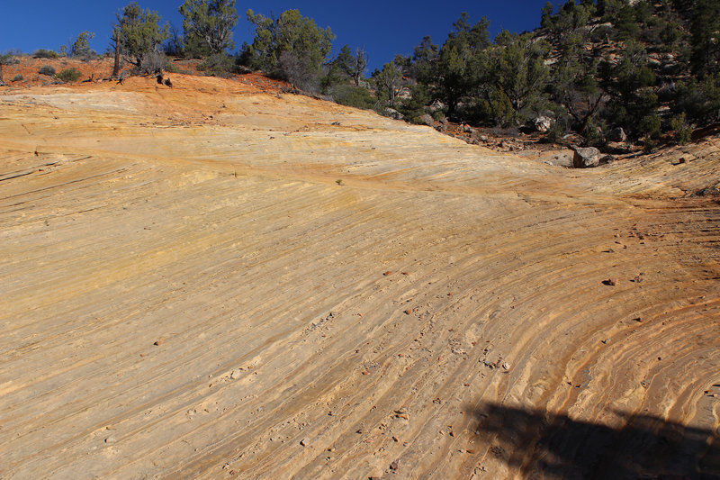 Obvious signs of sedimentation, this really was an ocean a very long time ago.