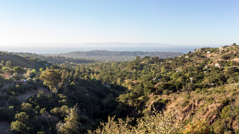 Santa Barbara shortly after sunrise.