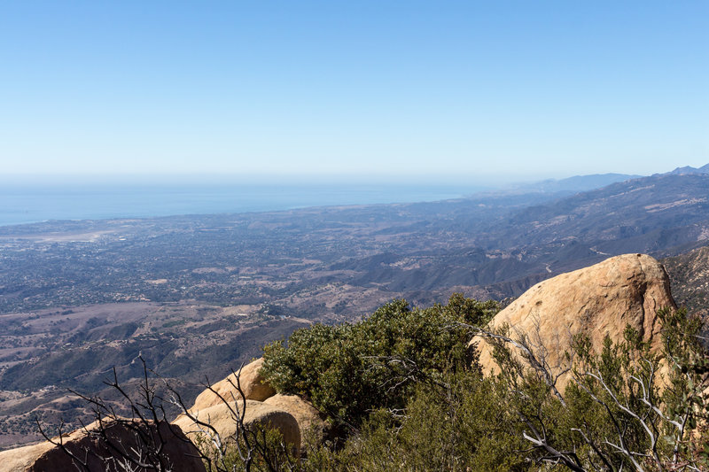 Coastal view from Arlington Peak.