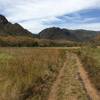 The trail to Bandeirinha Canyon