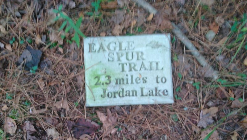 Trail Stone marker.