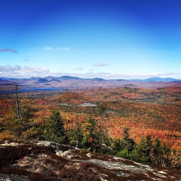 Great views of the colors and Webb Lake.