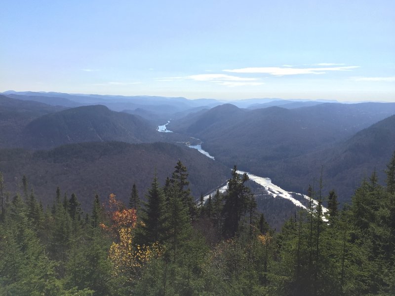 View of the Vallée de la Jacques-Cartier.