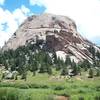 Dome Rock is dome shaped