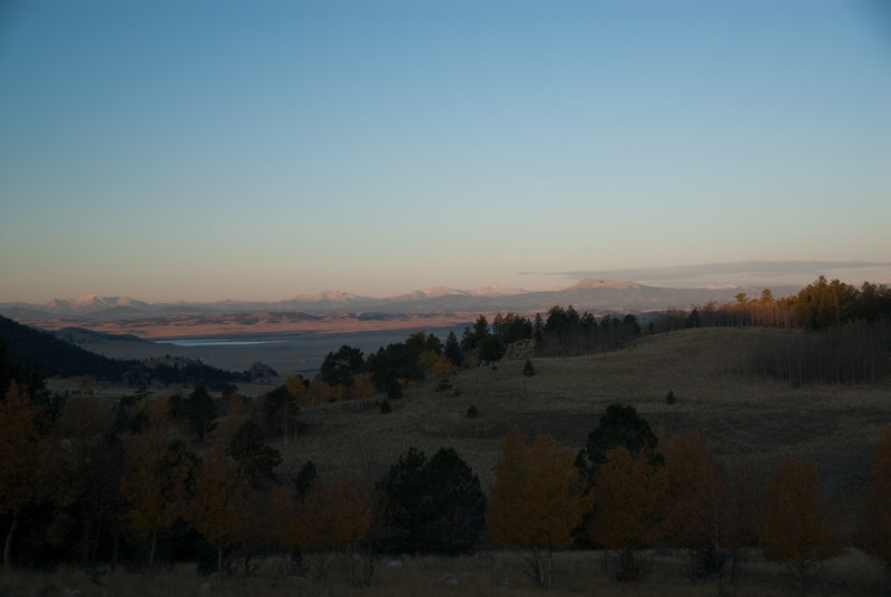 Some of the popular Swatch 14ers are clearly visible from Wilkerson Pass.