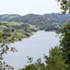 Briones Reservoir from Bear Creek Trail.