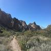 Heading down "the window" trail.