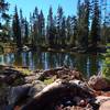 One of the small, unnamed lakes along the Divide Trail