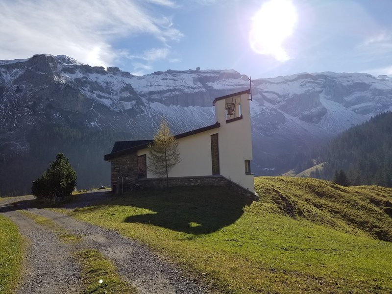 Alpine church at Gitschenen