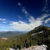 Devils Peak and the Crater Lake Rim from the Devils Peak Trail