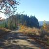 Old peak road in the fall.