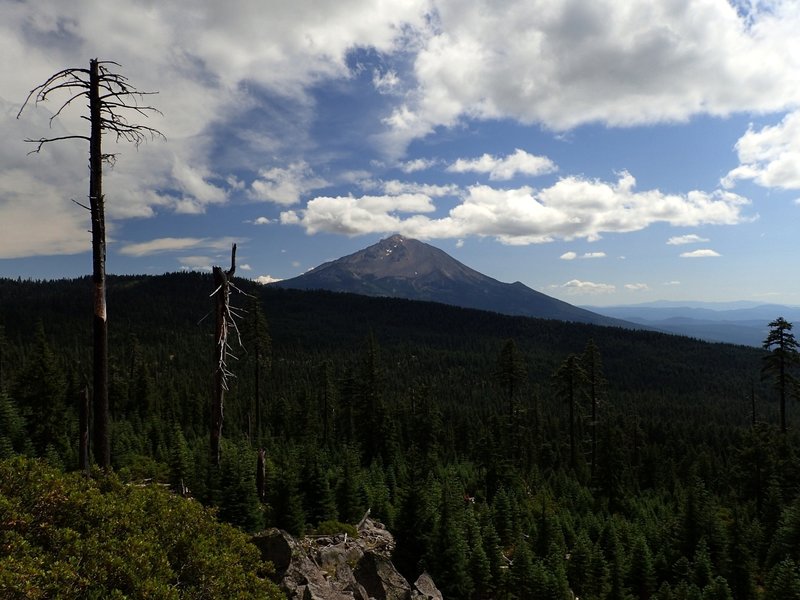 Mount McLoughlin from the Cat Hill Way Trail #992