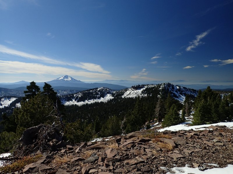 Looking south from the summit of Devils Peak