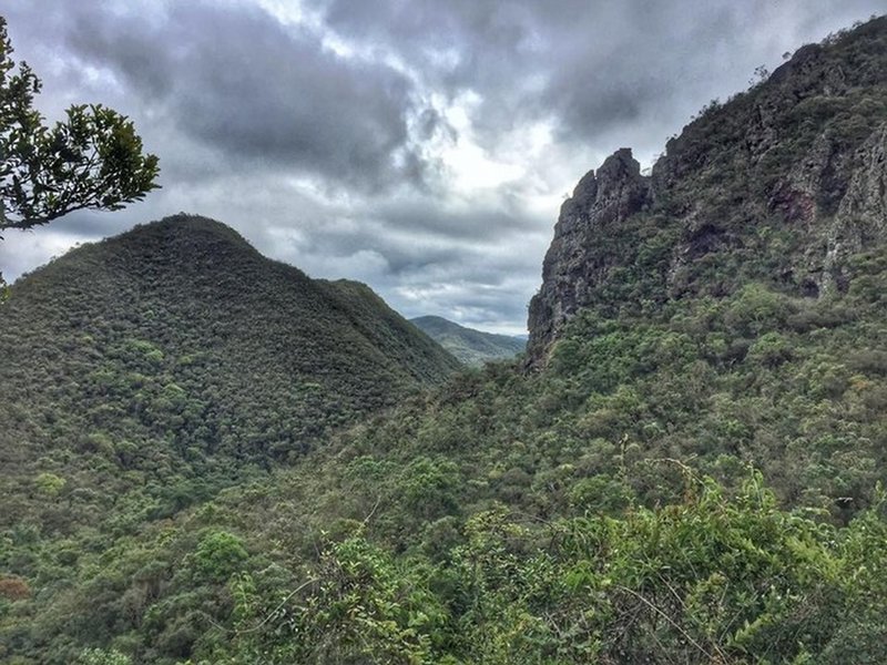 The mountains in Serra do Gandarela.