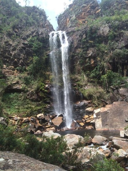 Closer view of Phantom waterfall