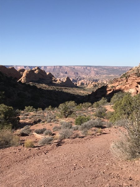 View from top of the pass