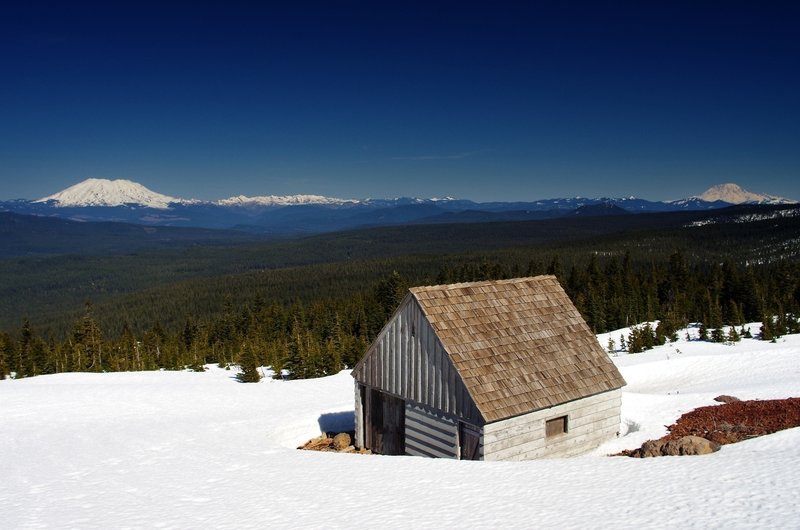 View from the Red Mountain Lookout in early Spring