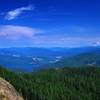 Mount Adams and Swift Reservoir from Siouxon Peak