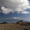 Remains of the old fire lookout on Mount Eddy