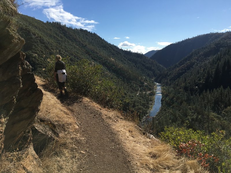 Along the American river.  The bridge is Iowa Hill Road