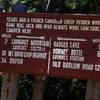 The old sign at Gumjuwac Saddle