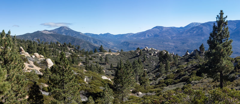 Snow Mountain and Sugarloaf Mountain