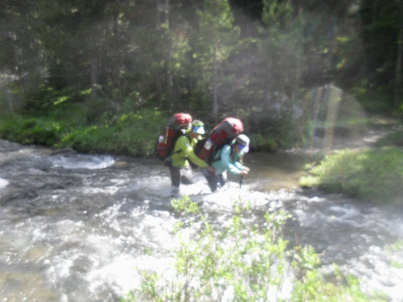 Eddyline river crossings may be necessary on some parts of the Solitude Trail.