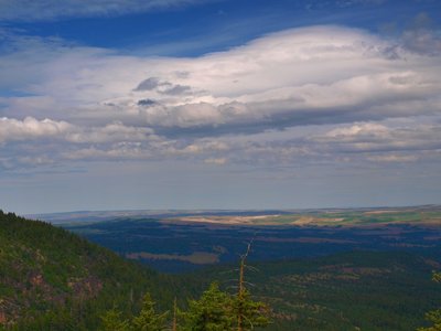 A view of eastern Oregon from the School Canyon Trail