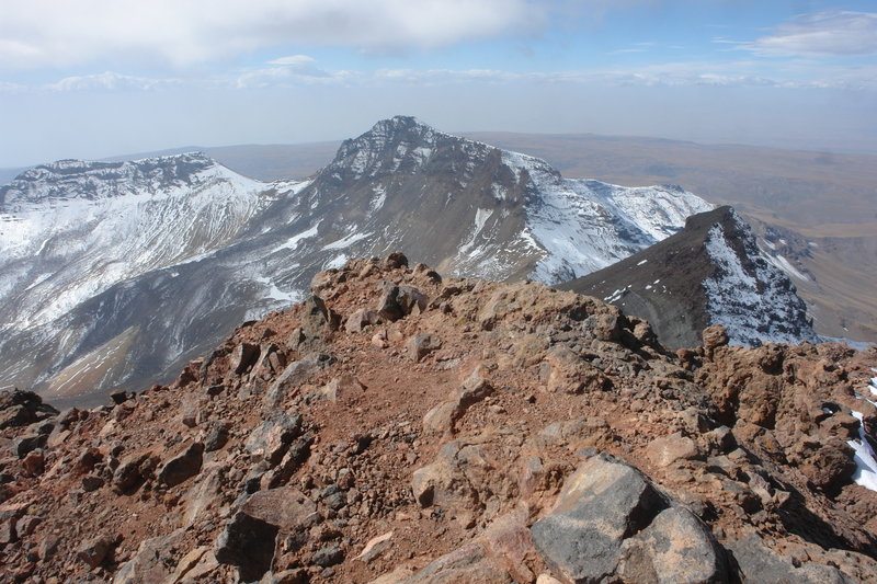 View to Mount Aragats.