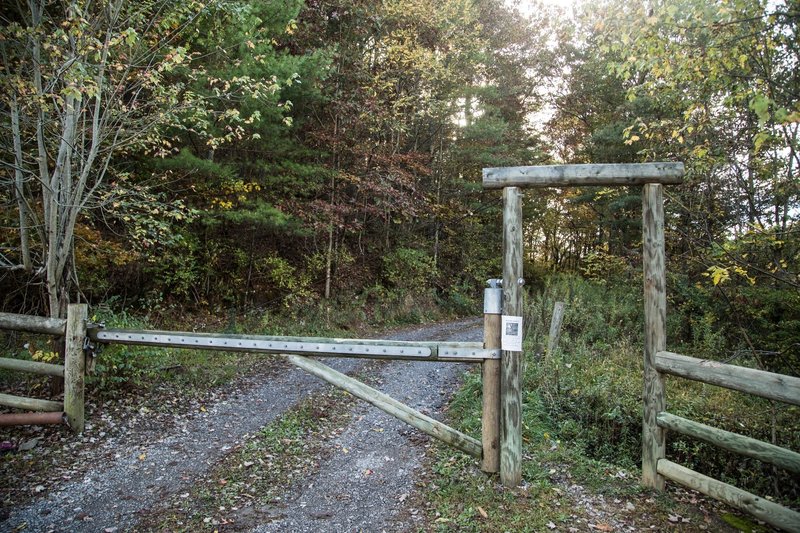 The entranceway to the CMHP RR service path