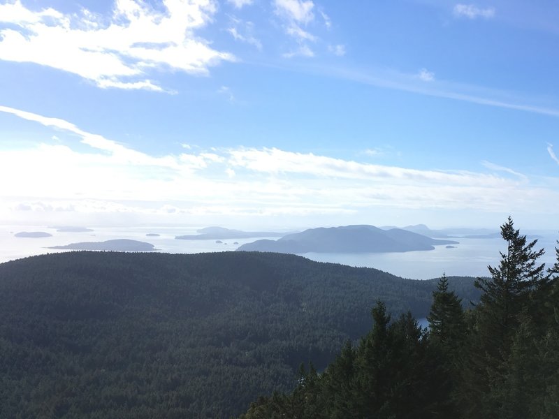 View of the San Juans from atop Moran Observation Tower