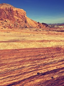 Fire wave rock