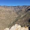 View looking northeast with North Upper Sabino Road in the distance.