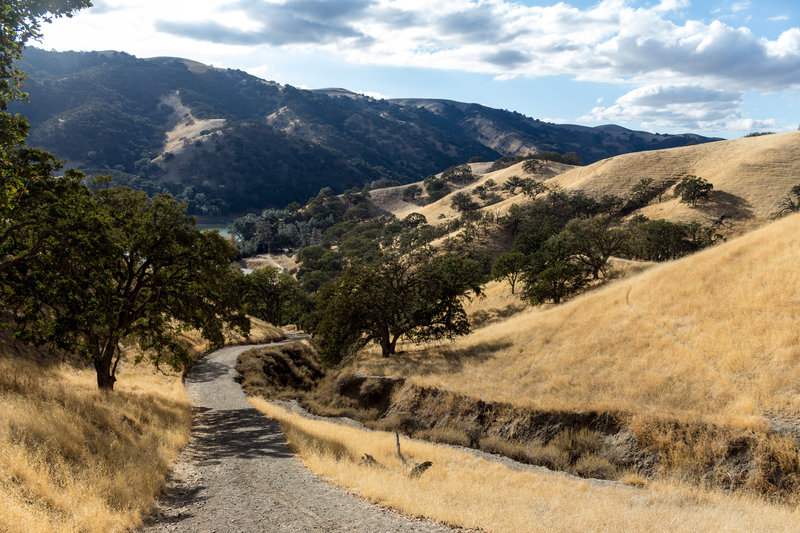 The rewarding view after the steep ascent on Squirrel Gulch Trail