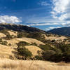 View across Del Valle Regional Park on a sunny fall afternoon