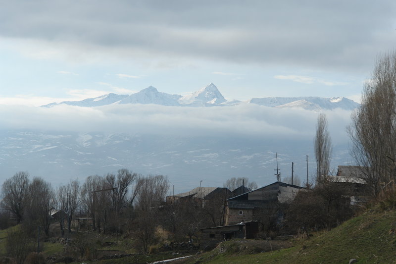 View to Mount Aragats.